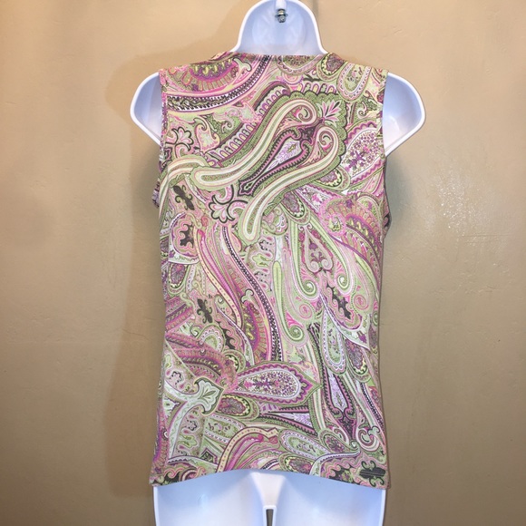 Talbots ruffle front blouse - Picture 3 of 5